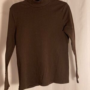 White Stag Brown Turtleneck Sweater